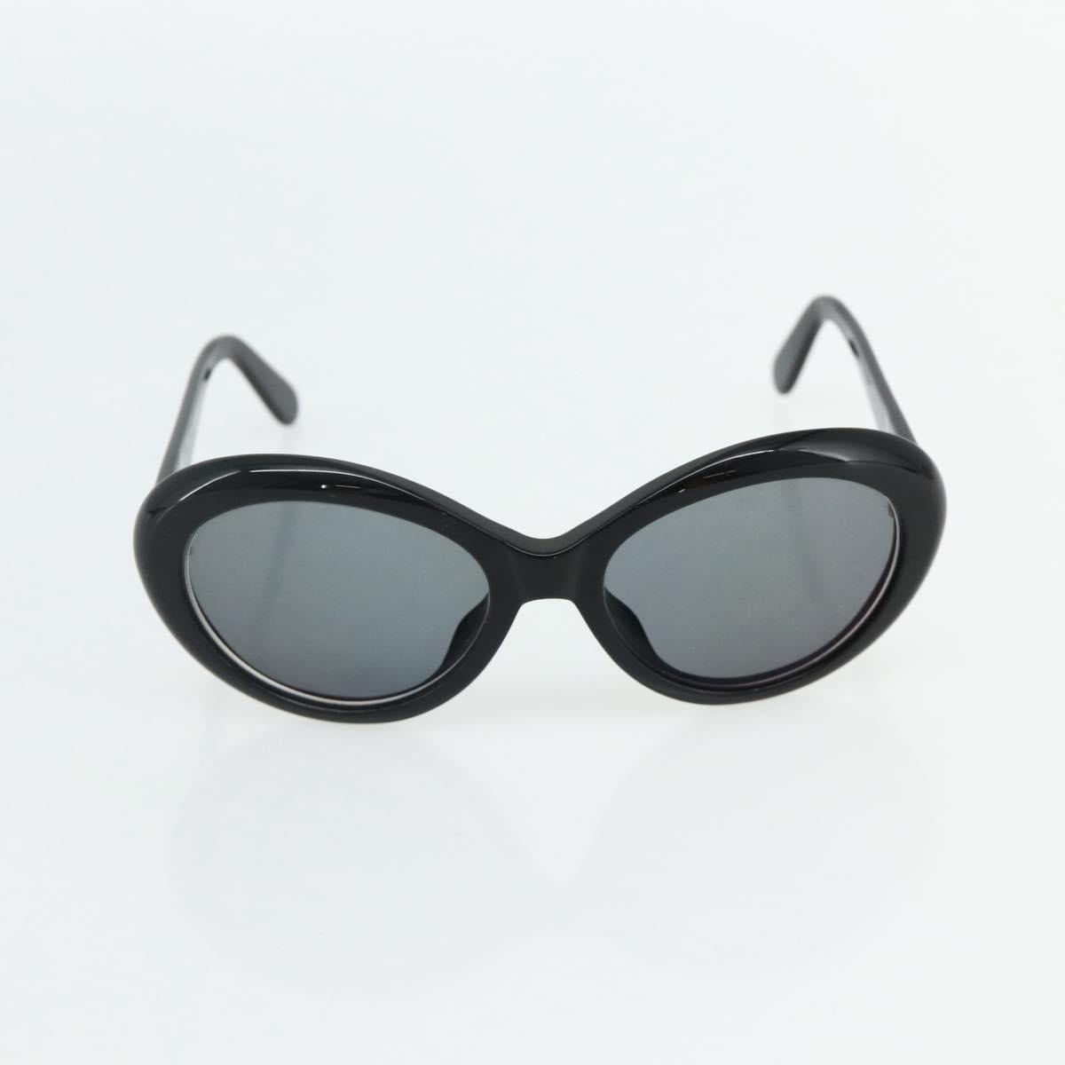 CHANEL Sunglasses plastic 2 Set Black CC Auth am11573