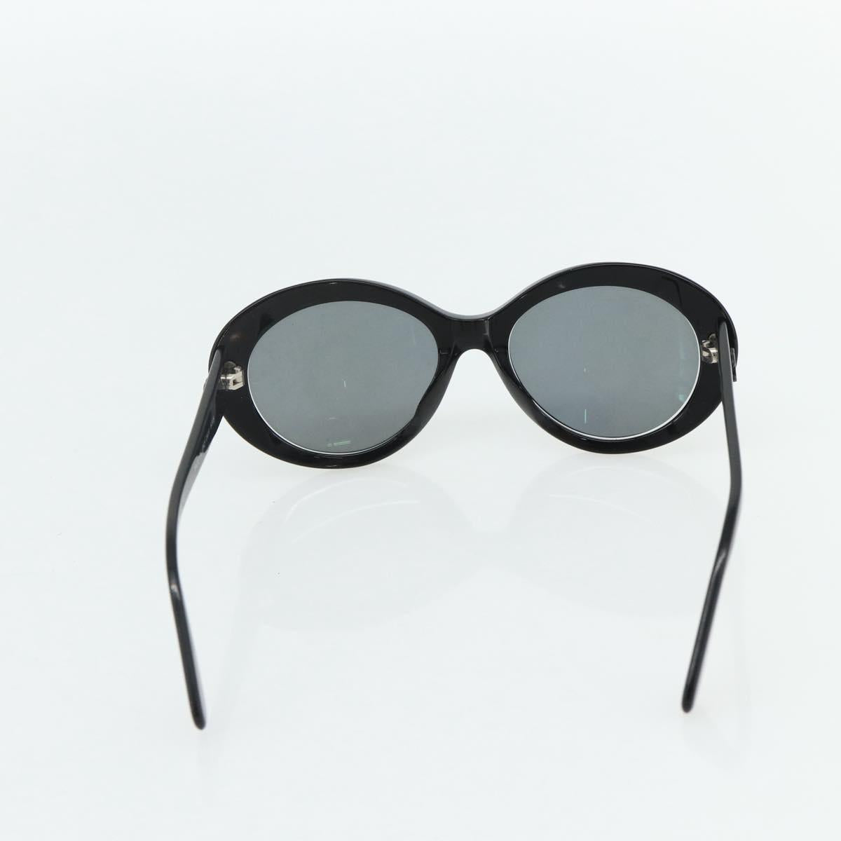 CHANEL Sunglasses plastic 2 Set Black CC Auth am11573