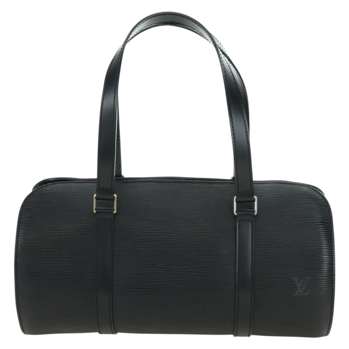 LOUIS VUITTON Epi Soufflot Hand Bag Black M52222 LV Auth am11578V
