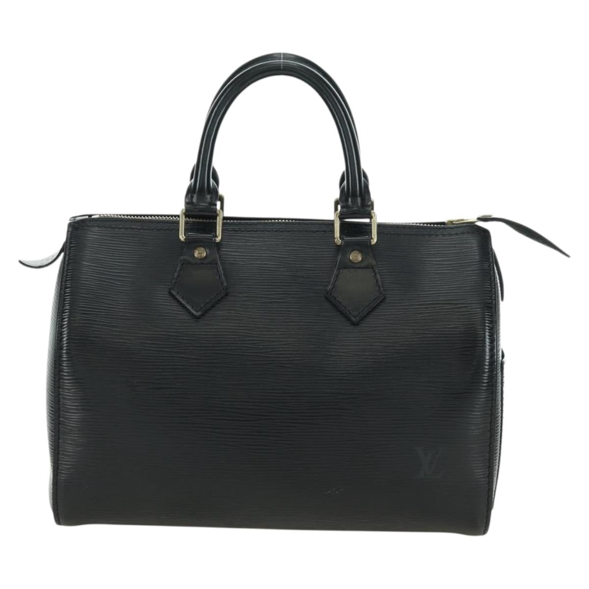 LOUIS VUITTON Epi Speedy 25 Hand Bag Black M59042 LV Auth am11581V
