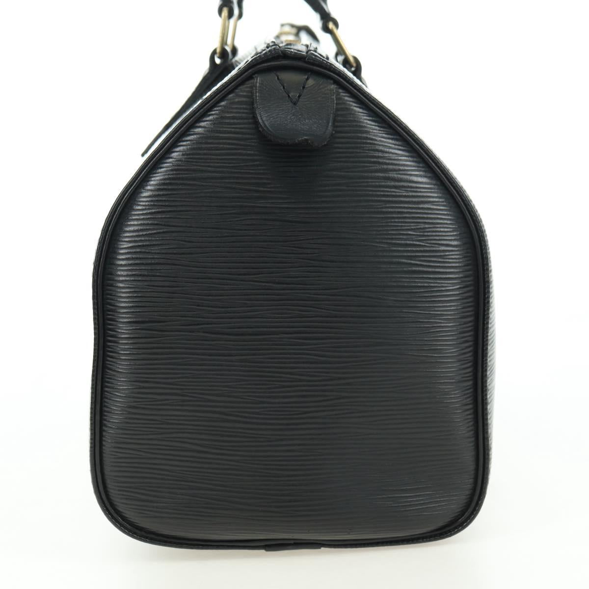 LOUIS VUITTON Epi Speedy 25 Hand Bag Black M59042 LV Auth am11581V