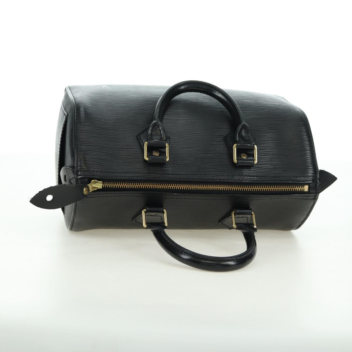 LOUIS VUITTON Epi Speedy 25 Hand Bag Black M59042 LV Auth am11581V