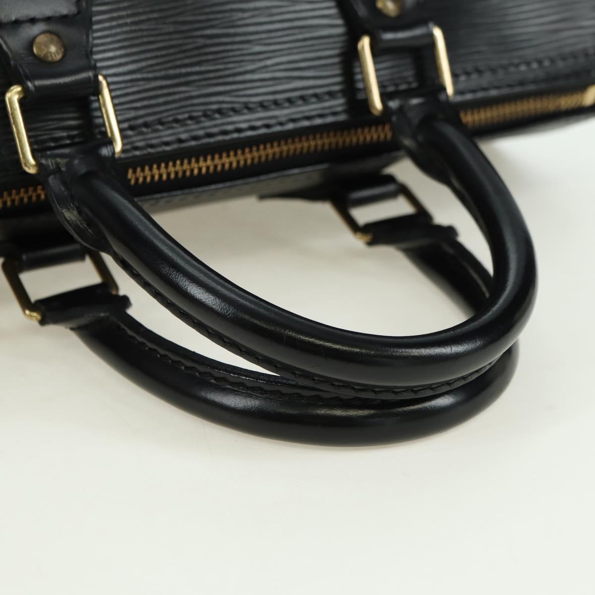 LOUIS VUITTON Epi Speedy 25 Hand Bag Black M59042 LV Auth am11581V