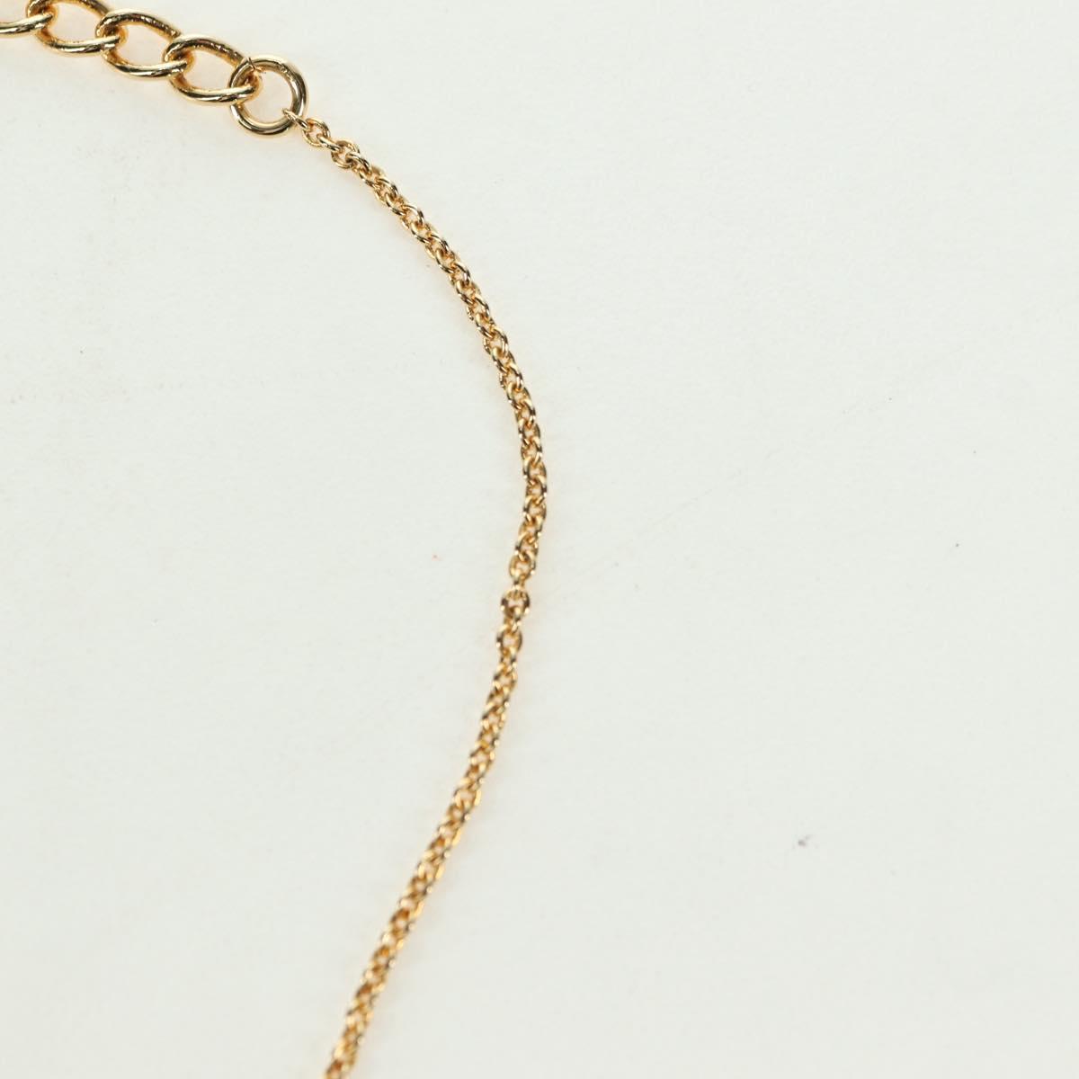 Christian Dior Logo Bracelet metal Gold Auth am11595V