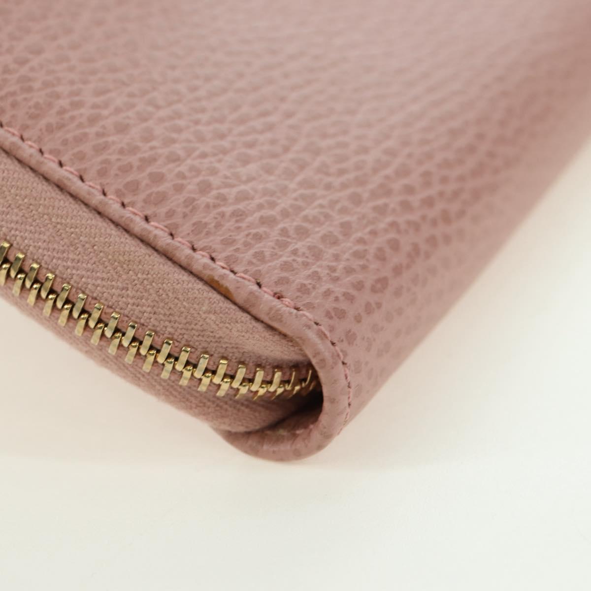 GUCCI Swing Wallet Leather Pink 354497 Auth am11608V