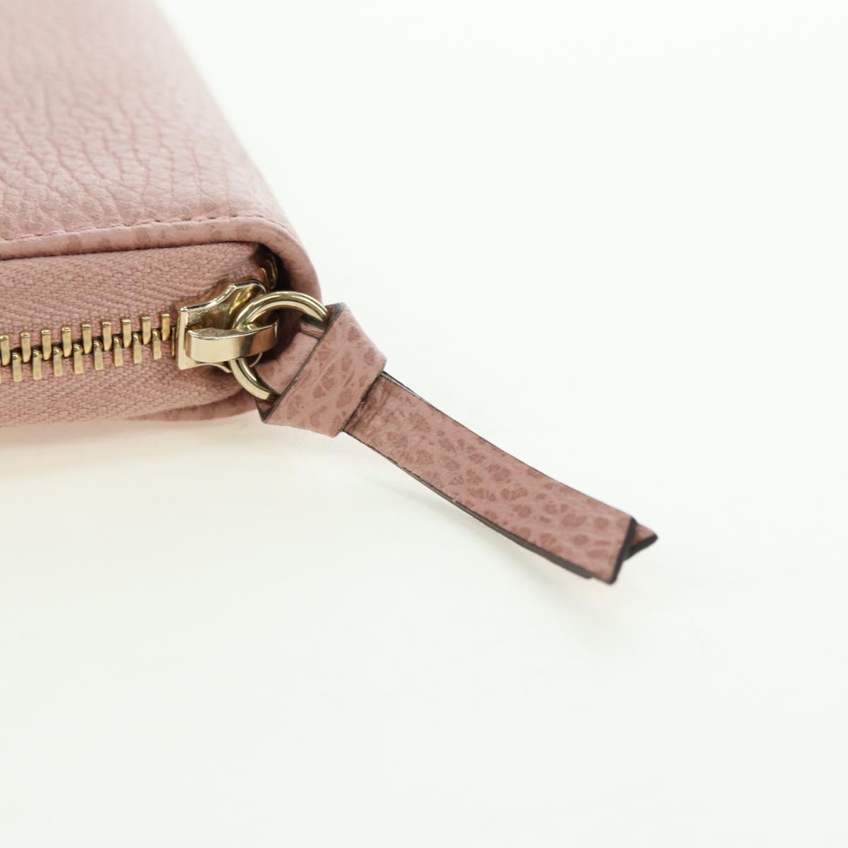GUCCI Swing Wallet Leather Pink 354497 Auth am11608V