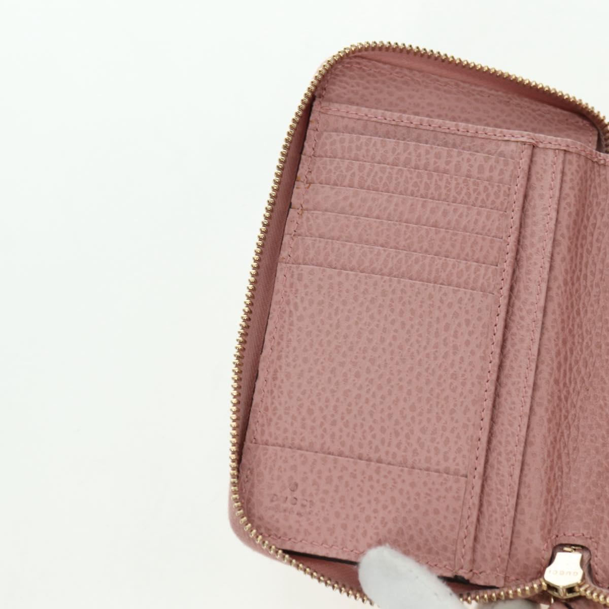 GUCCI Swing Wallet Leather Pink 354497 Auth am11608V