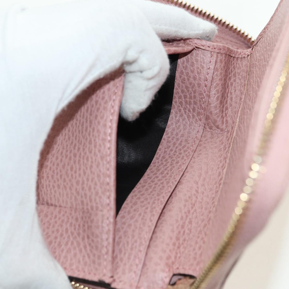 GUCCI Swing Wallet Leather Pink 354497 Auth am11608V