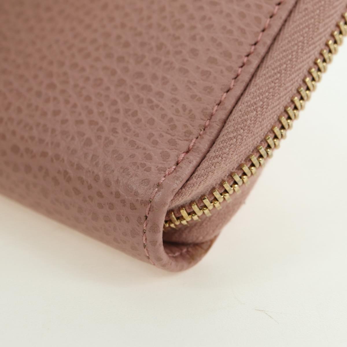 GUCCI Swing Wallet Leather Pink 354497 Auth am11608V