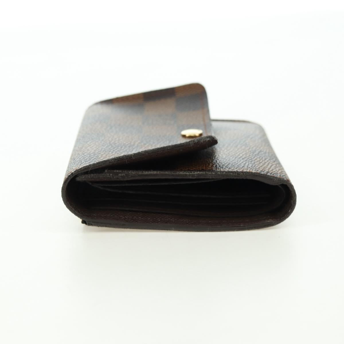 LOUIS VUITTON Damier Ebene Portefeuille Anais Wallet N63242 LV Auth am11625A