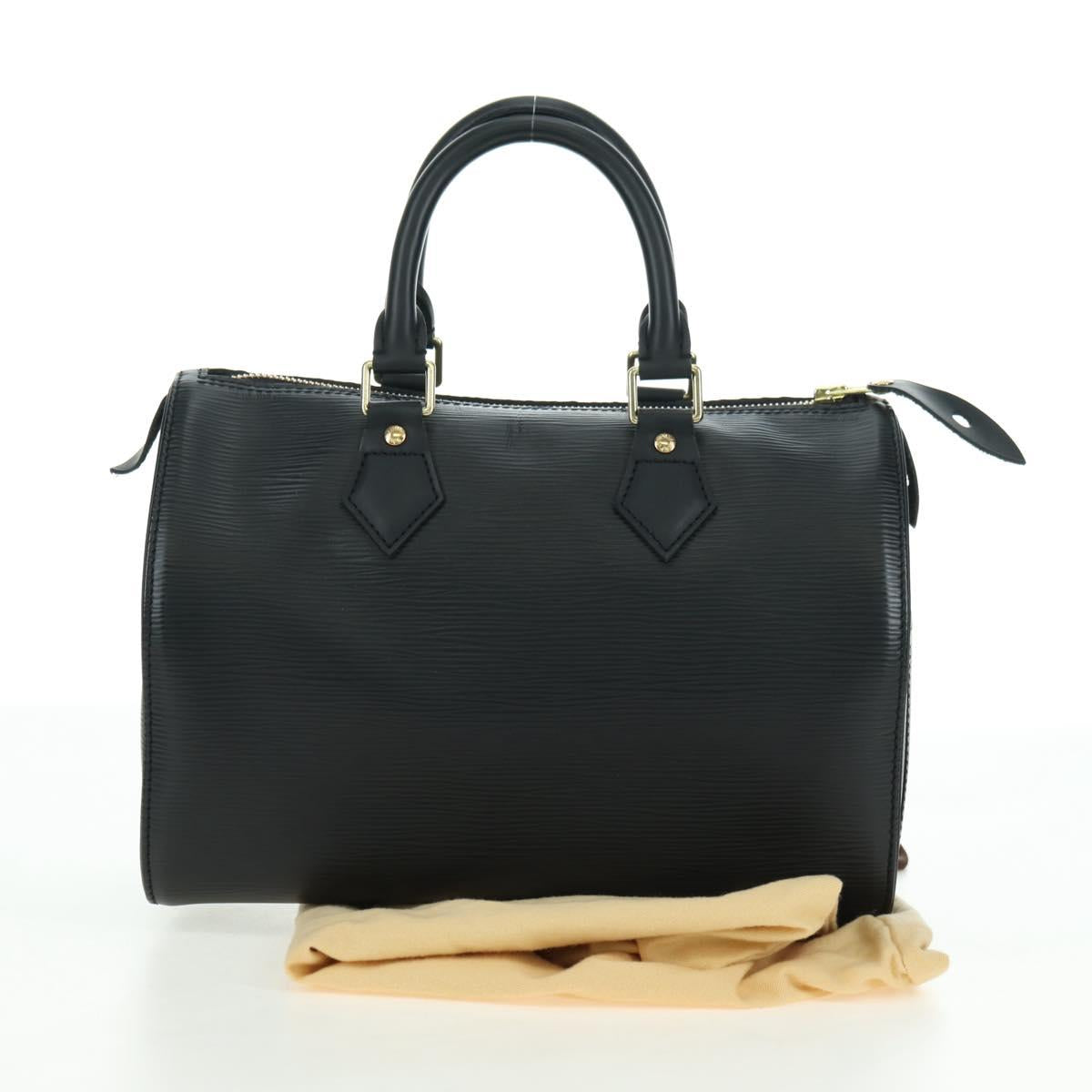 LOUIS VUITTON Epi Speedy 25 Hand Bag Black M59042 LV Auth am11626V