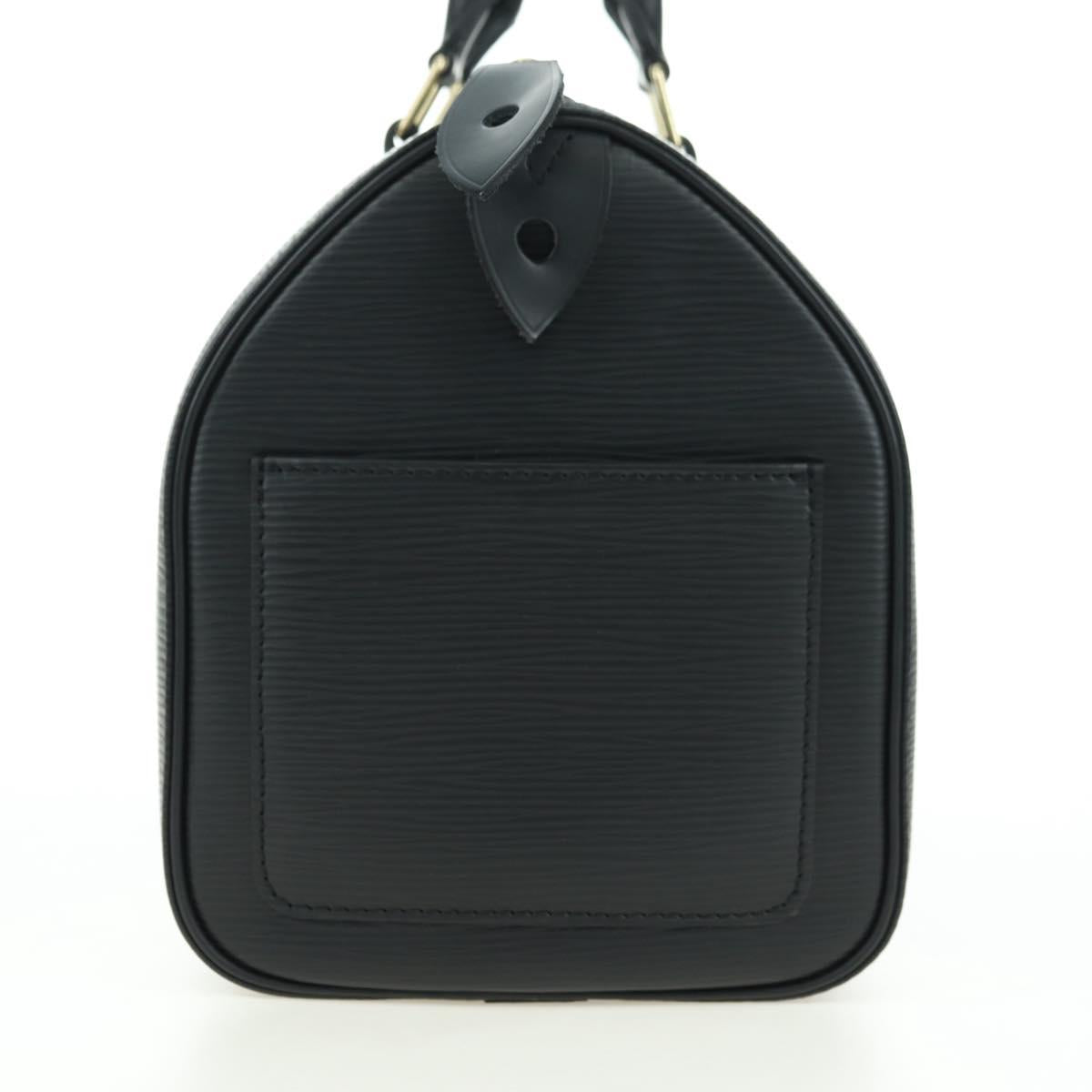 LOUIS VUITTON Epi Speedy 25 Hand Bag Black M59042 LV Auth am11626V