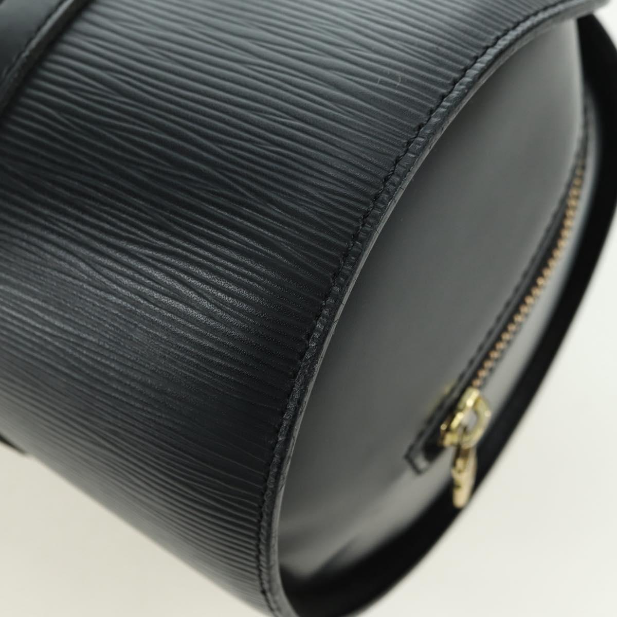 LOUIS VUITTON Epi Soufflot Hand Bag Black M52222 LV Auth am11627V