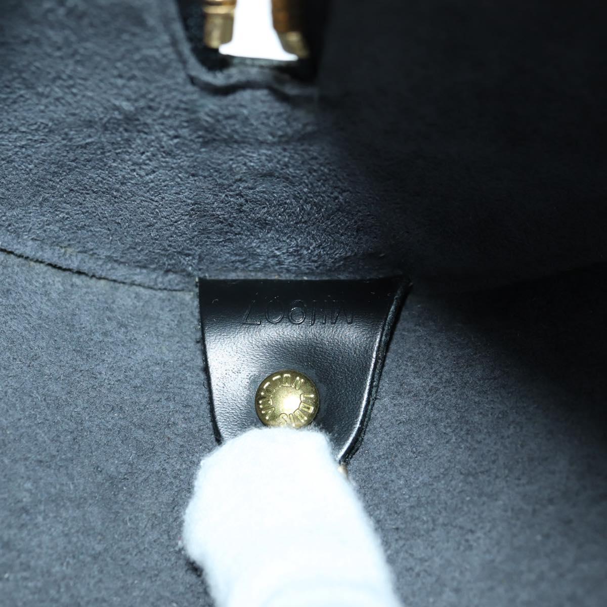 LOUIS VUITTON Epi Soufflot Hand Bag Black M52222 LV Auth am11627V