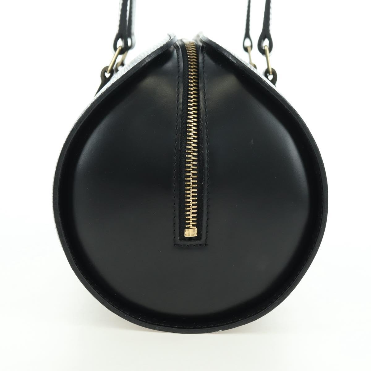 LOUIS VUITTON Epi Soufflot Hand Bag Black M52222 LV Auth am11627V