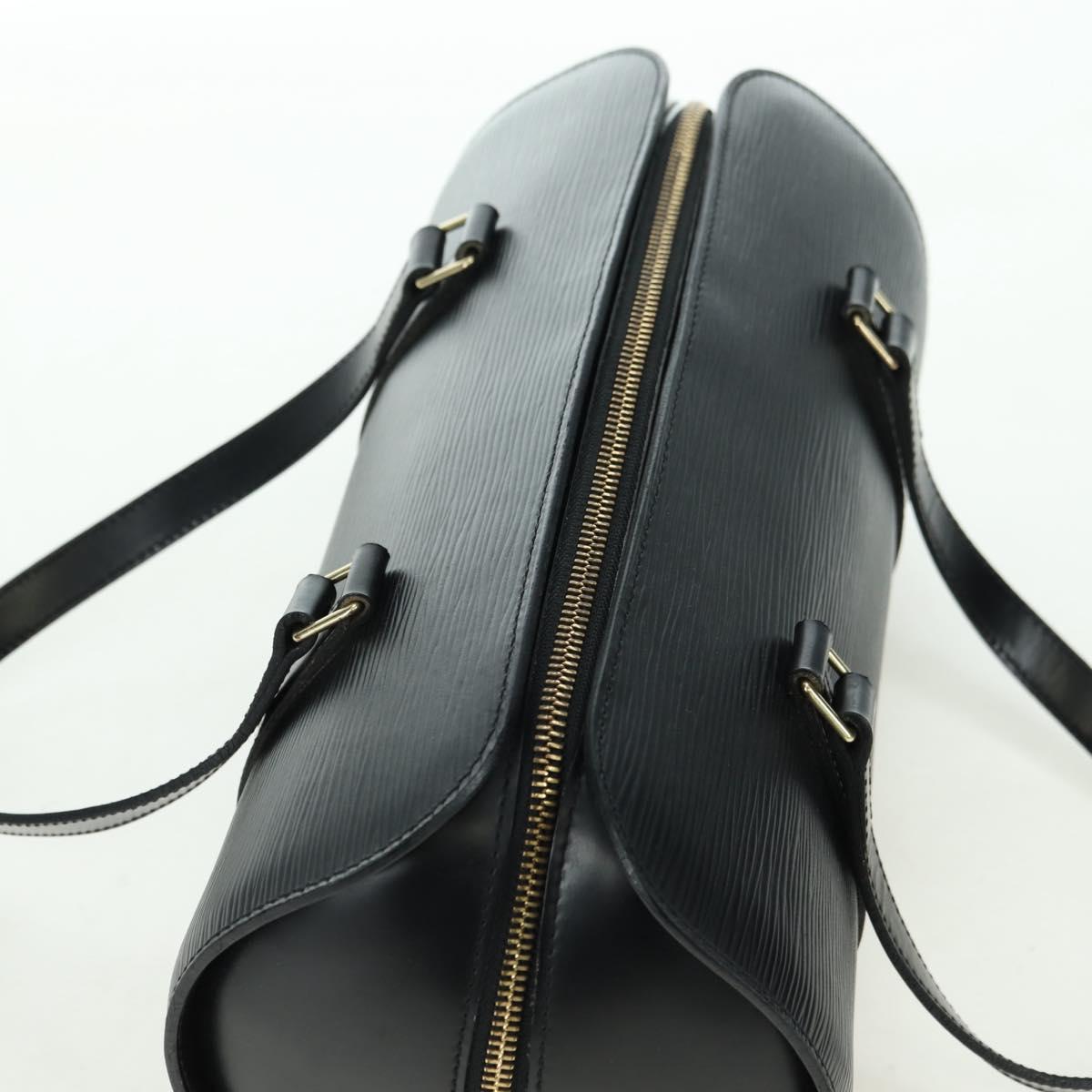 LOUIS VUITTON Epi Soufflot Hand Bag Black M52222 LV Auth am11627V