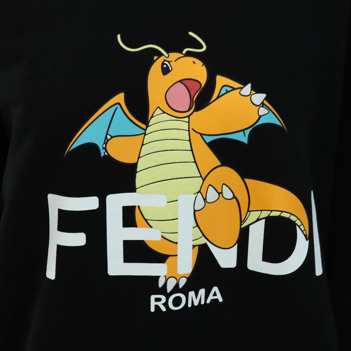 FENDI FENDI x FRGMT x POKÉMON Hoodie Kairyu Ccotton XS Black Auth am11638SM