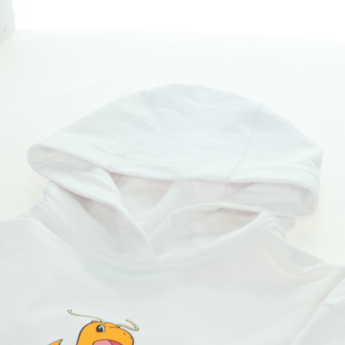 FENDI FENDI x FRGMT x POKÉMON Hoodie Kairyu Cotton XS White Auth am11639SM