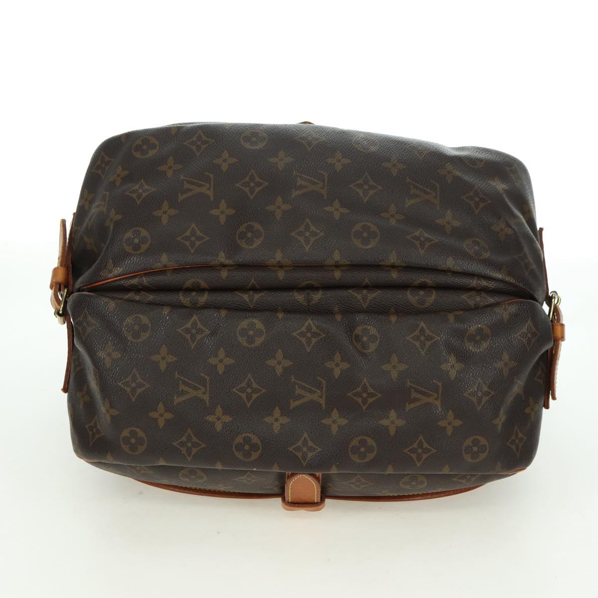 LOUIS VUITTON Monogram Saumur 35 Shoulder Bag M42254 LV Auth am11646A