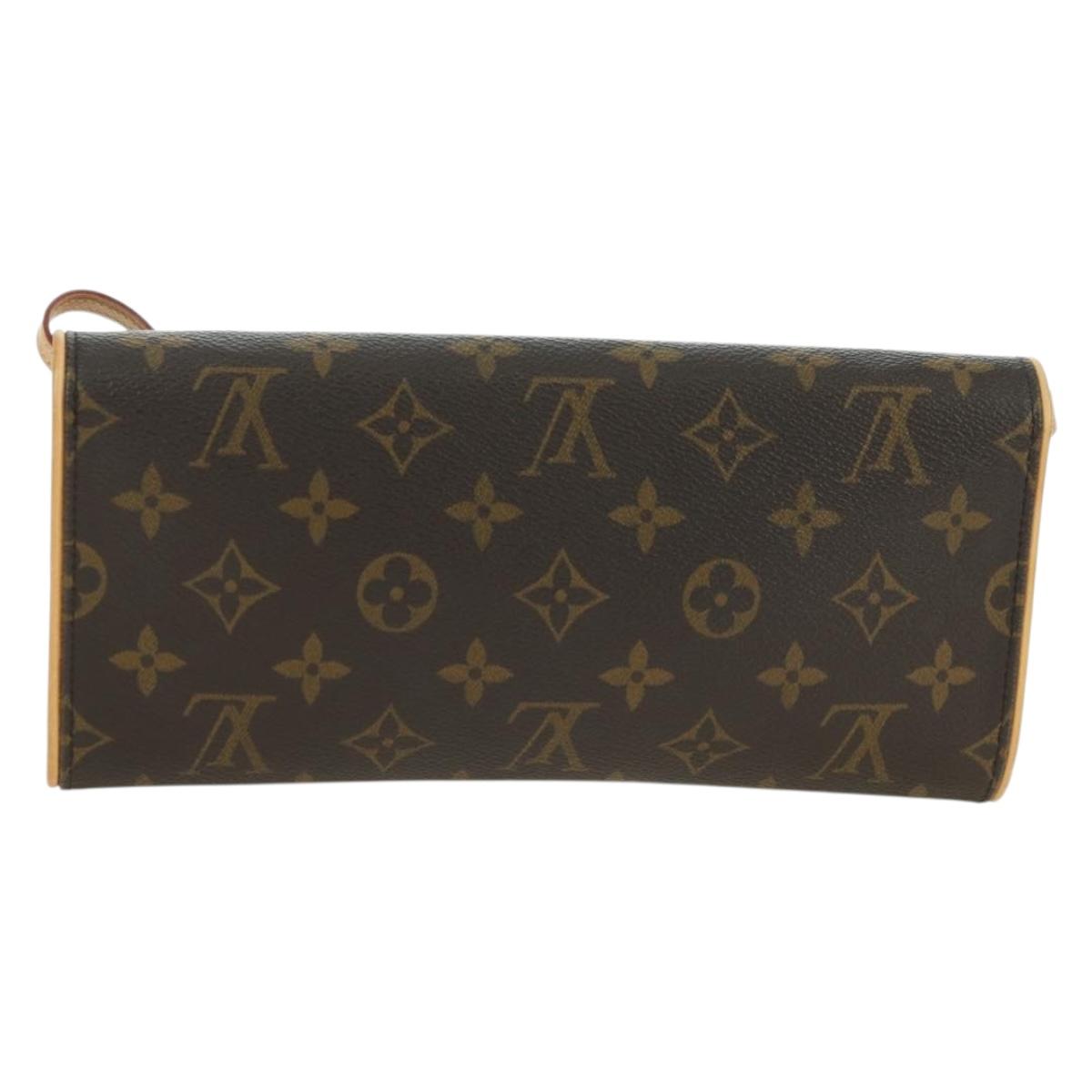 LOUIS VUITTON Monogram Pochette Twin GM Shoulder Bag M51852 LV Auth am11648V