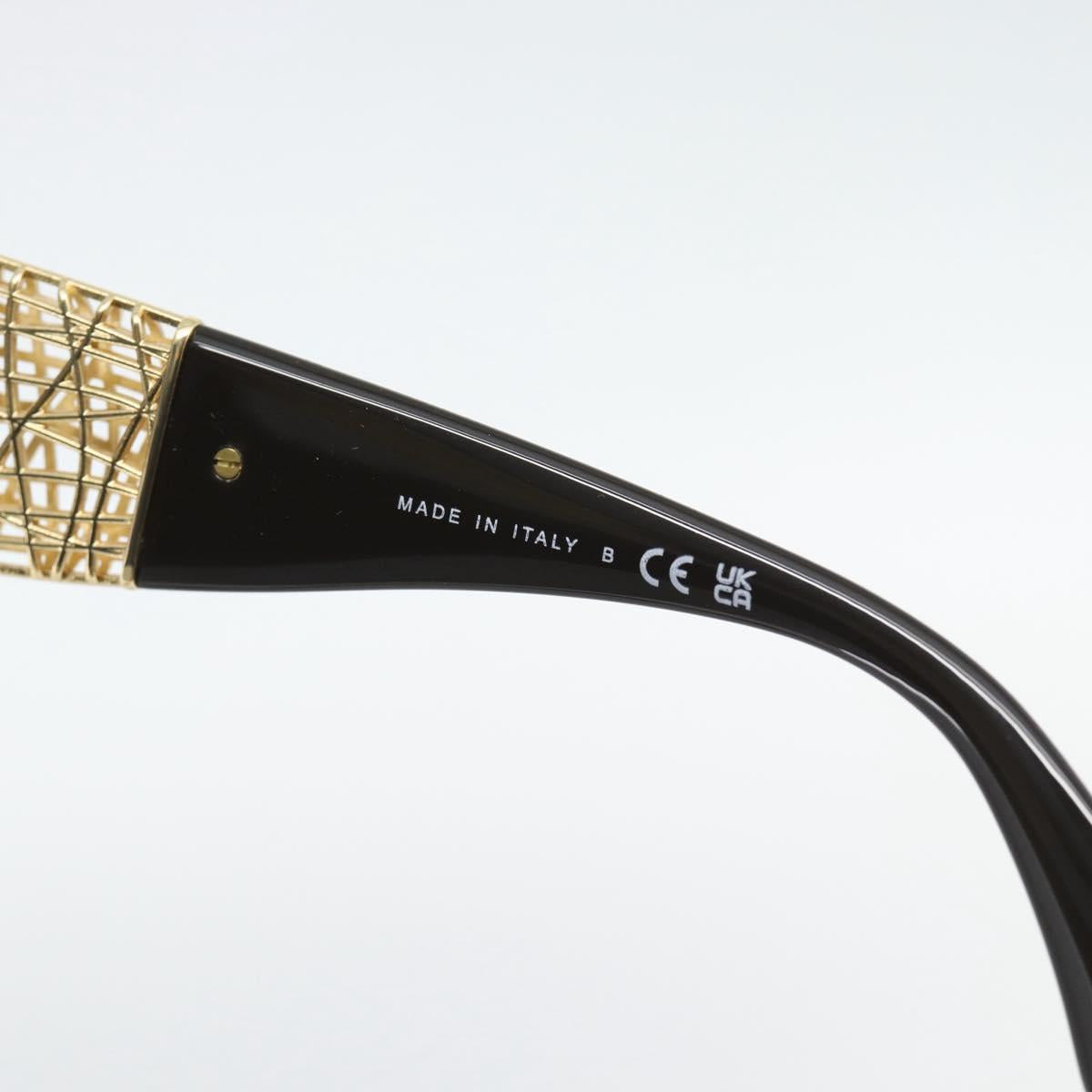 CHANEL Sunglasses plastic Black CC Auth am11652SM