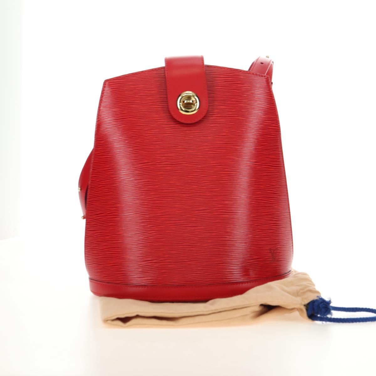 LOUIS VUITTON Epi Cluny Shoulder Bag Red M52257 LV Auth am11655V
