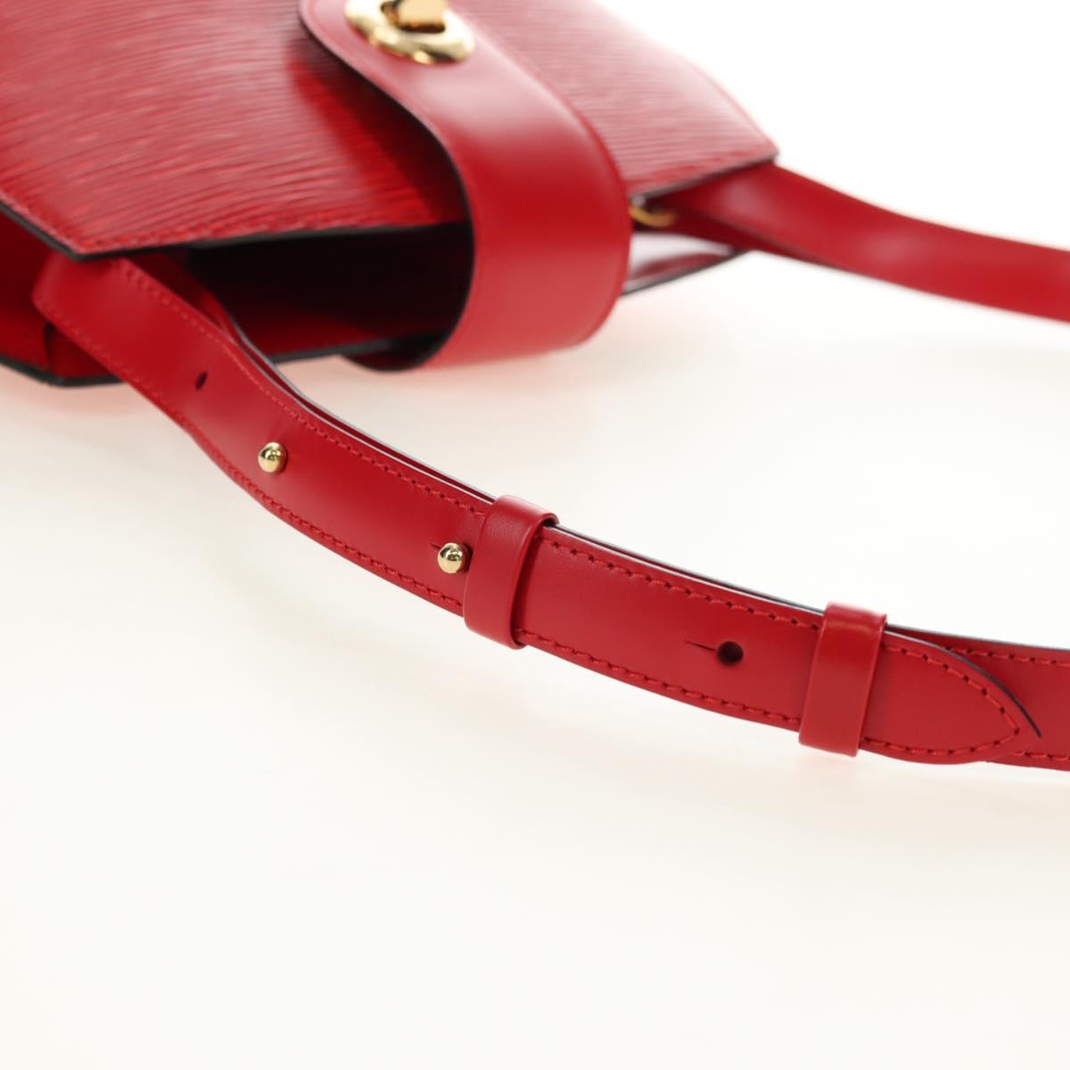 LOUIS VUITTON Epi Cluny Shoulder Bag Red M52257 LV Auth am11655V