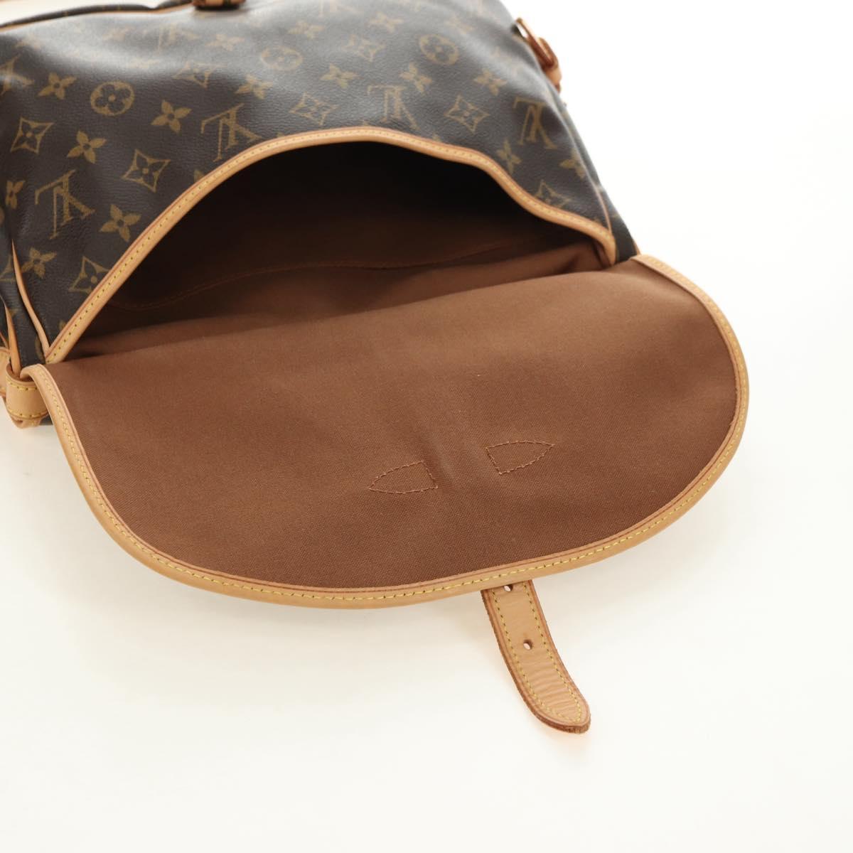 LOUIS VUITTON Monogram Saumur 30 Shoulder Bag M42256 LV Auth am11667V