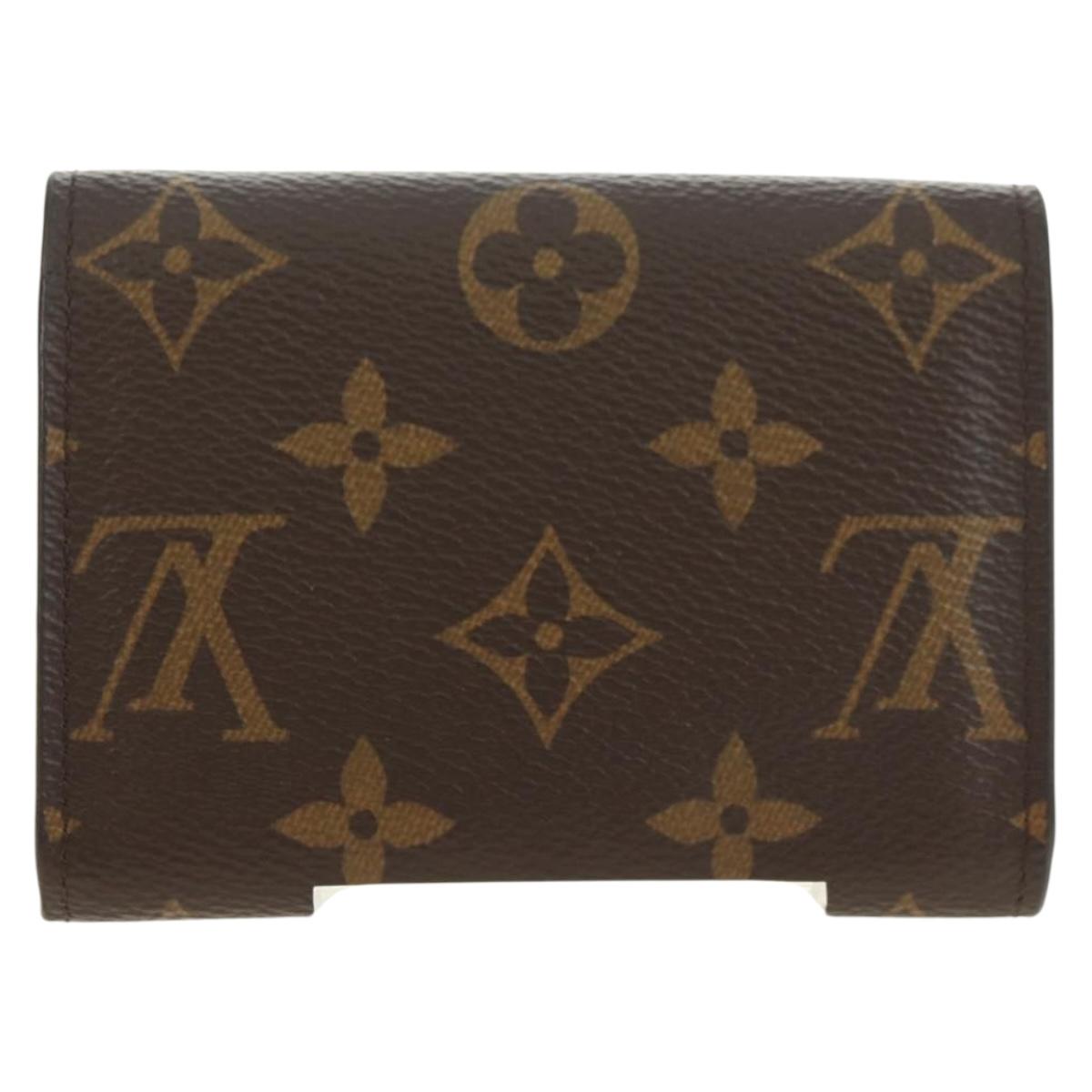 LOUIS VUITTON Monogram Porte Monnaie Rosary Purse Fuchsia M41939 Auth am11670M