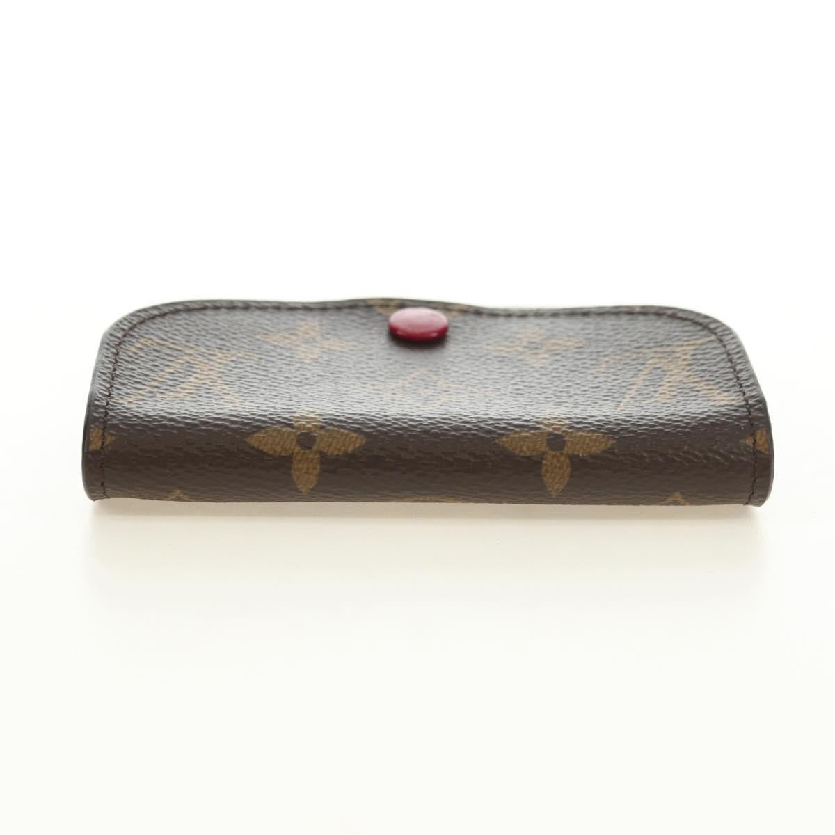 LOUIS VUITTON Monogram Porte Monnaie Rosary Purse Fuchsia M41939 Auth am11670M