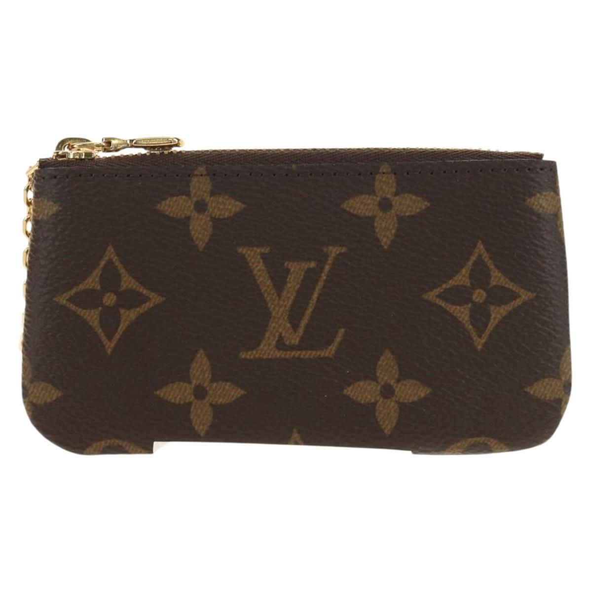 LOUIS VUITTON Monogram Pochette Cles Coin Purse M62650 LV Auth am11671M