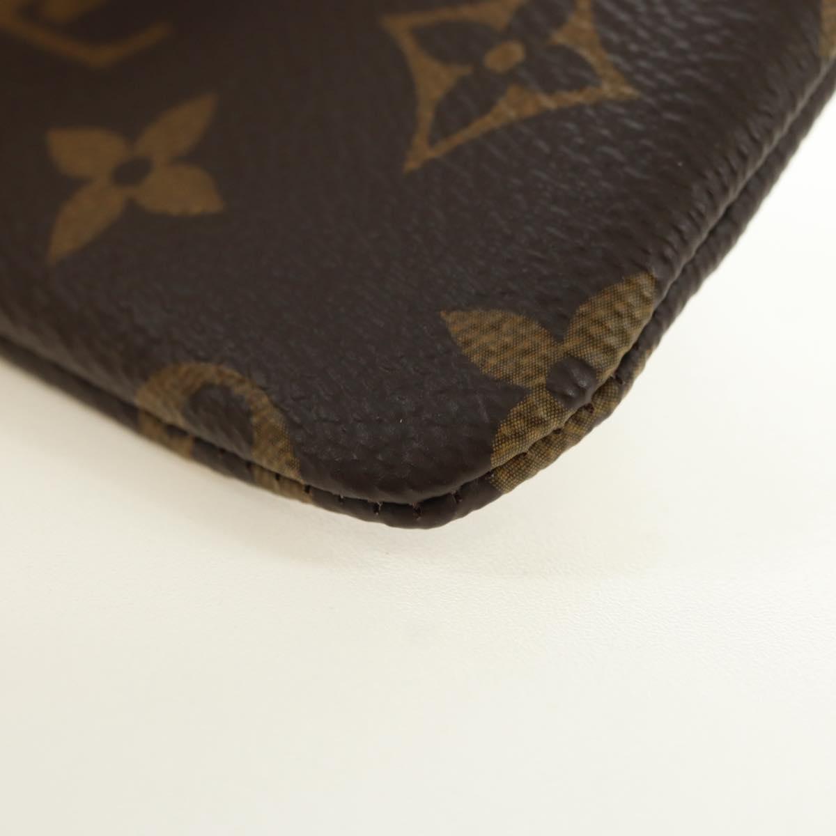 LOUIS VUITTON Monogram Pochette Cles Coin Purse M62650 LV Auth am11671M