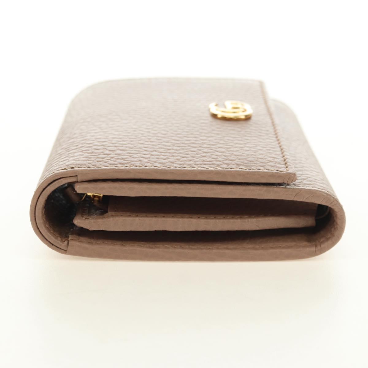 GUCCI Wallet Leather Pink Gold 598587 Auth am11673V