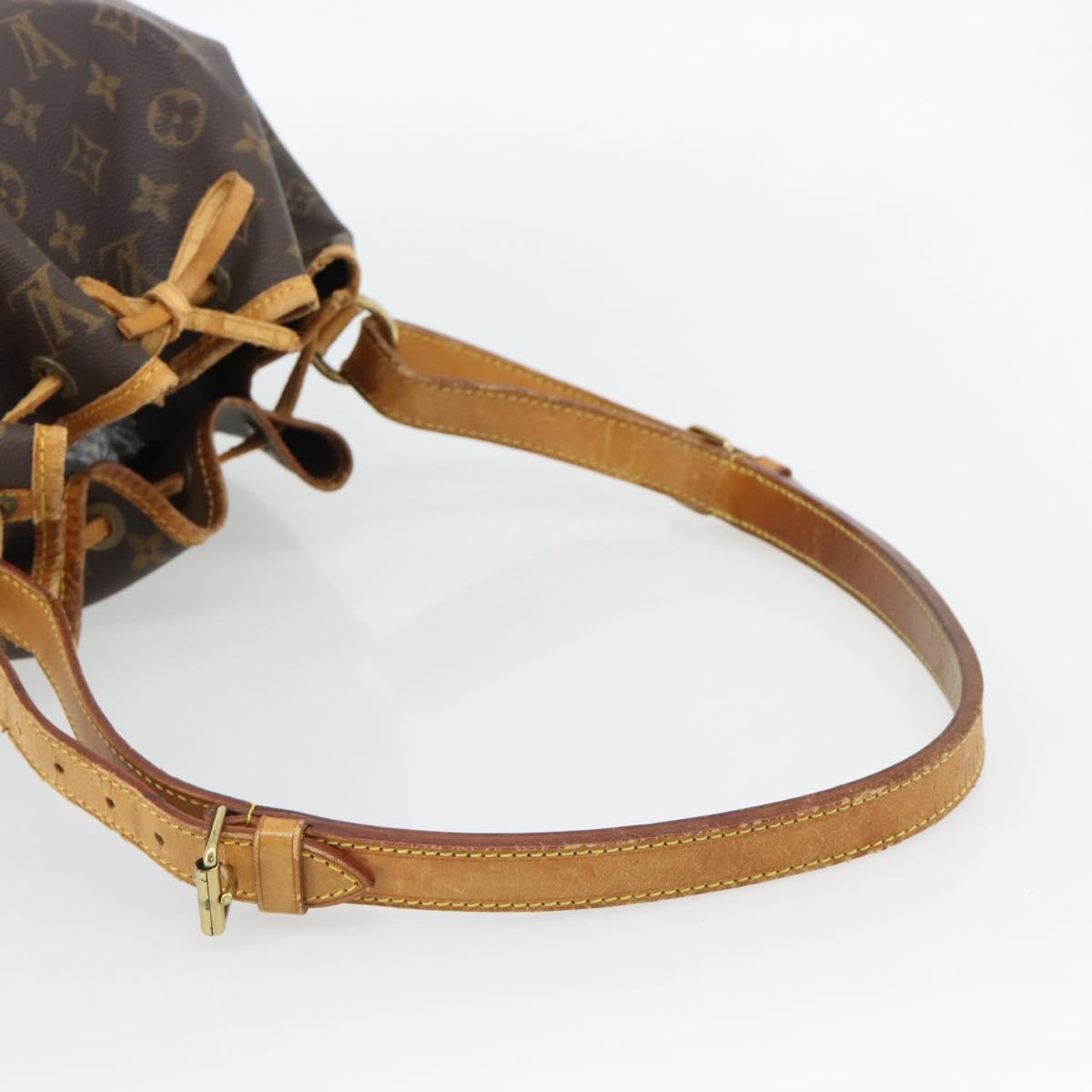LOUIS VUITTON Monogram Petit Noe Shoulder Bag M42226 LV Auth am11684