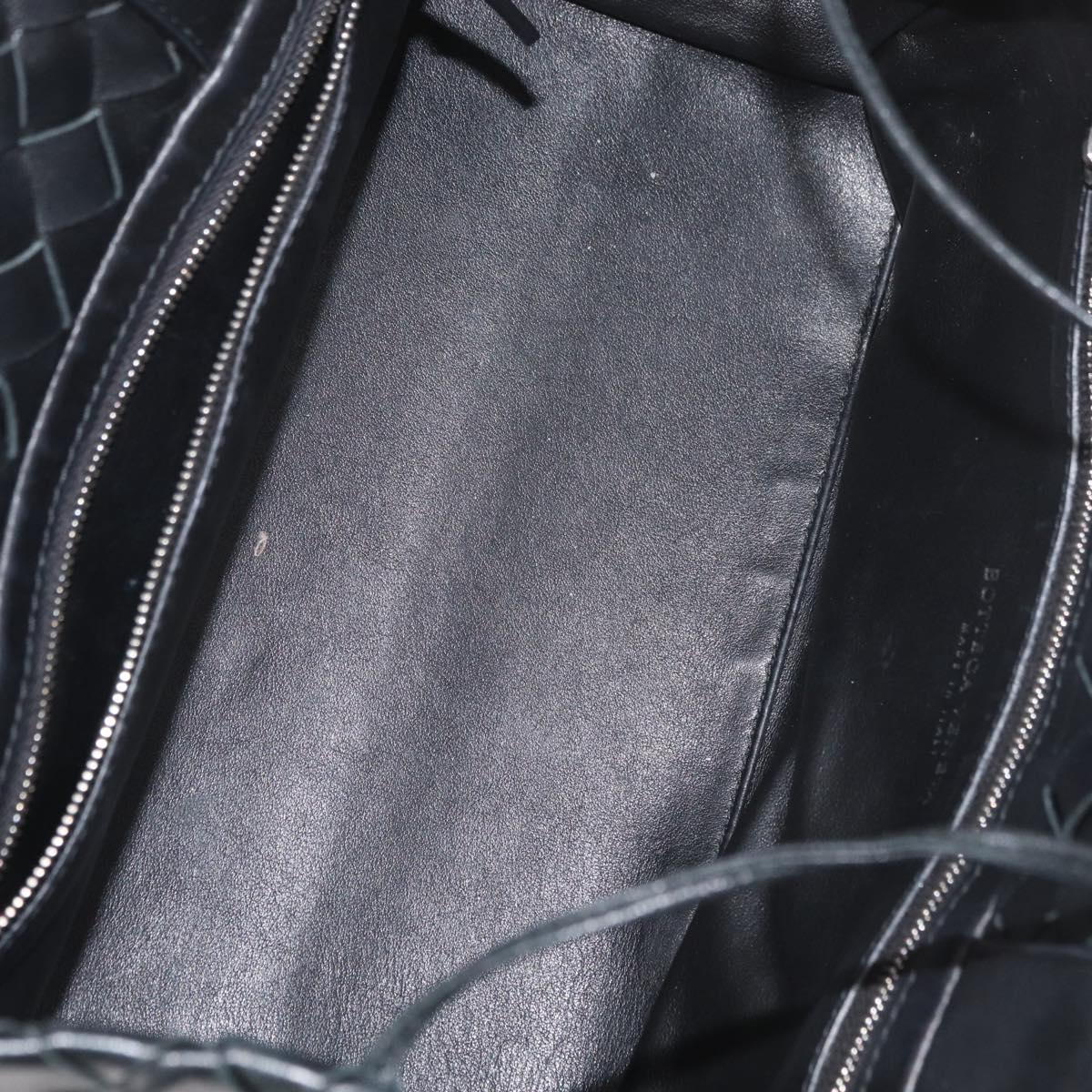 BOTTEGA VENETA INTRECCIATO Tote Bag Leather Black Auth am11702SM