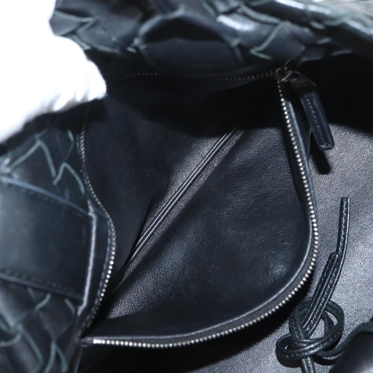 BOTTEGA VENETA INTRECCIATO Tote Bag Leather Black Auth am11702SM