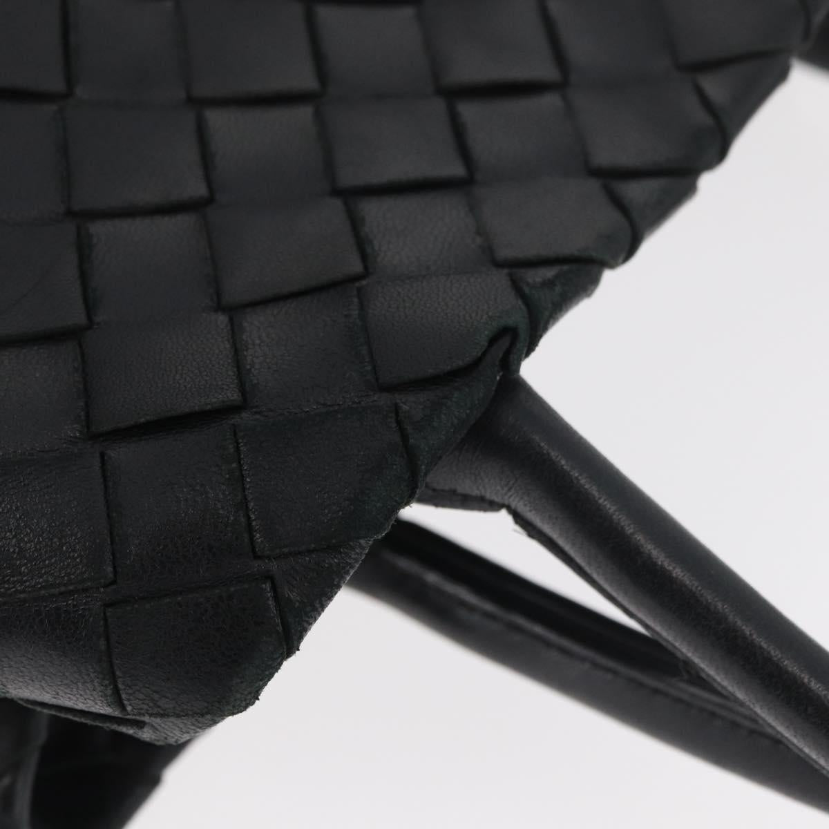BOTTEGA VENETA INTRECCIATO Tote Bag Leather Black Auth am11702SM