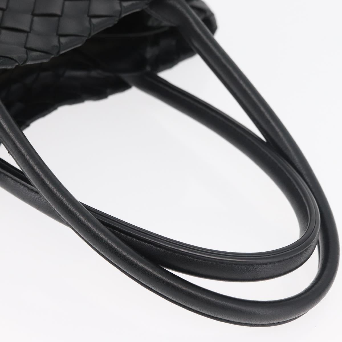 BOTTEGA VENETA INTRECCIATO Tote Bag Leather Black Auth am11702SM