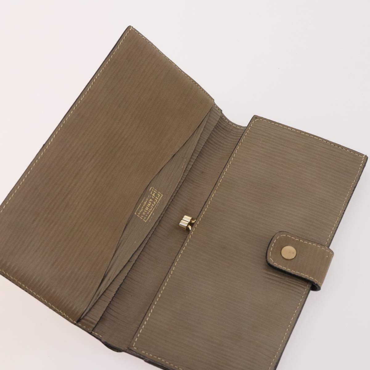 FENDI Zucchino Canvas Clutch Bag Coated Canvas 2 Set Beige Auth am11707