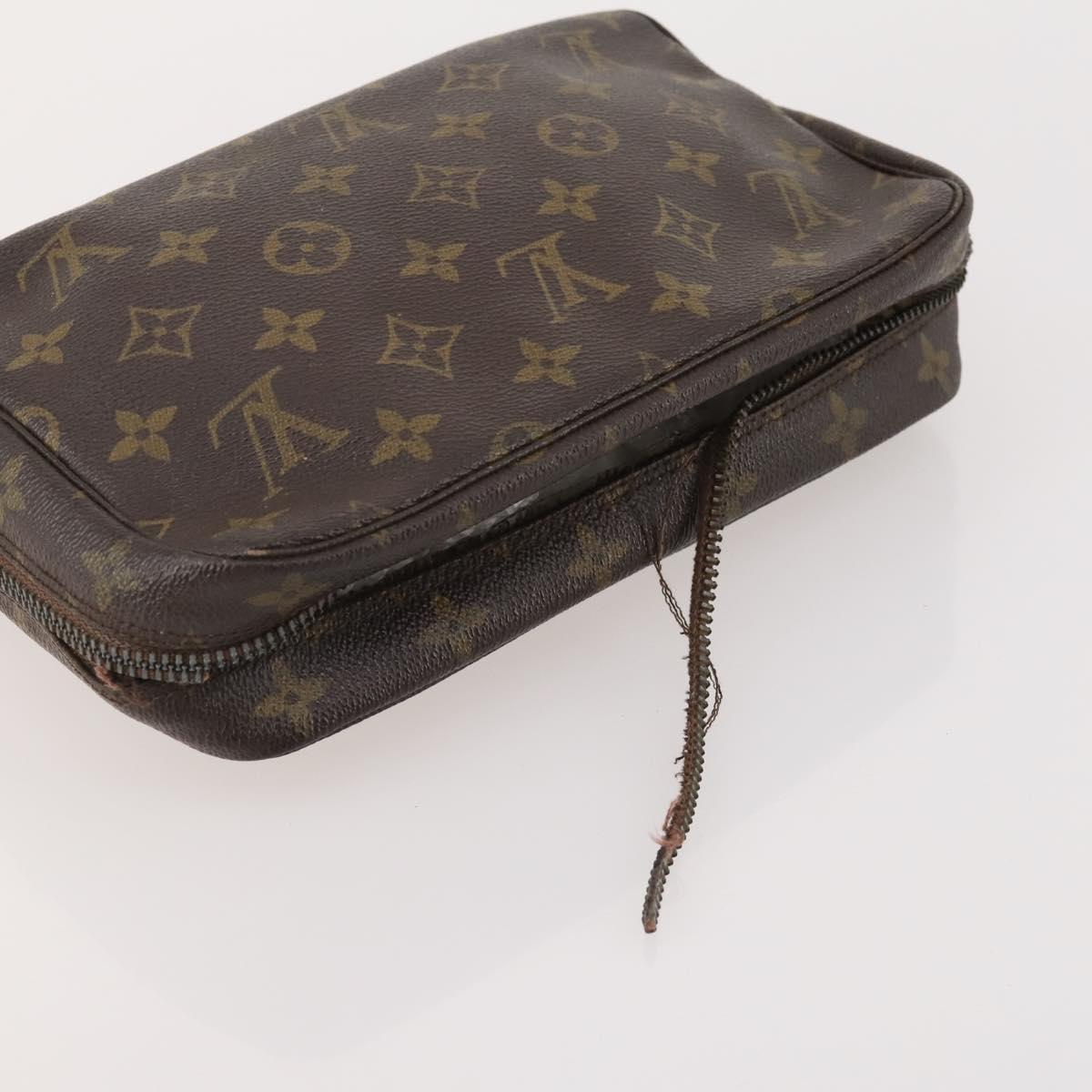 LOUIS VUITTON Monogram Epi Clutch Bag 3 Set Yellow LV Auth am11721