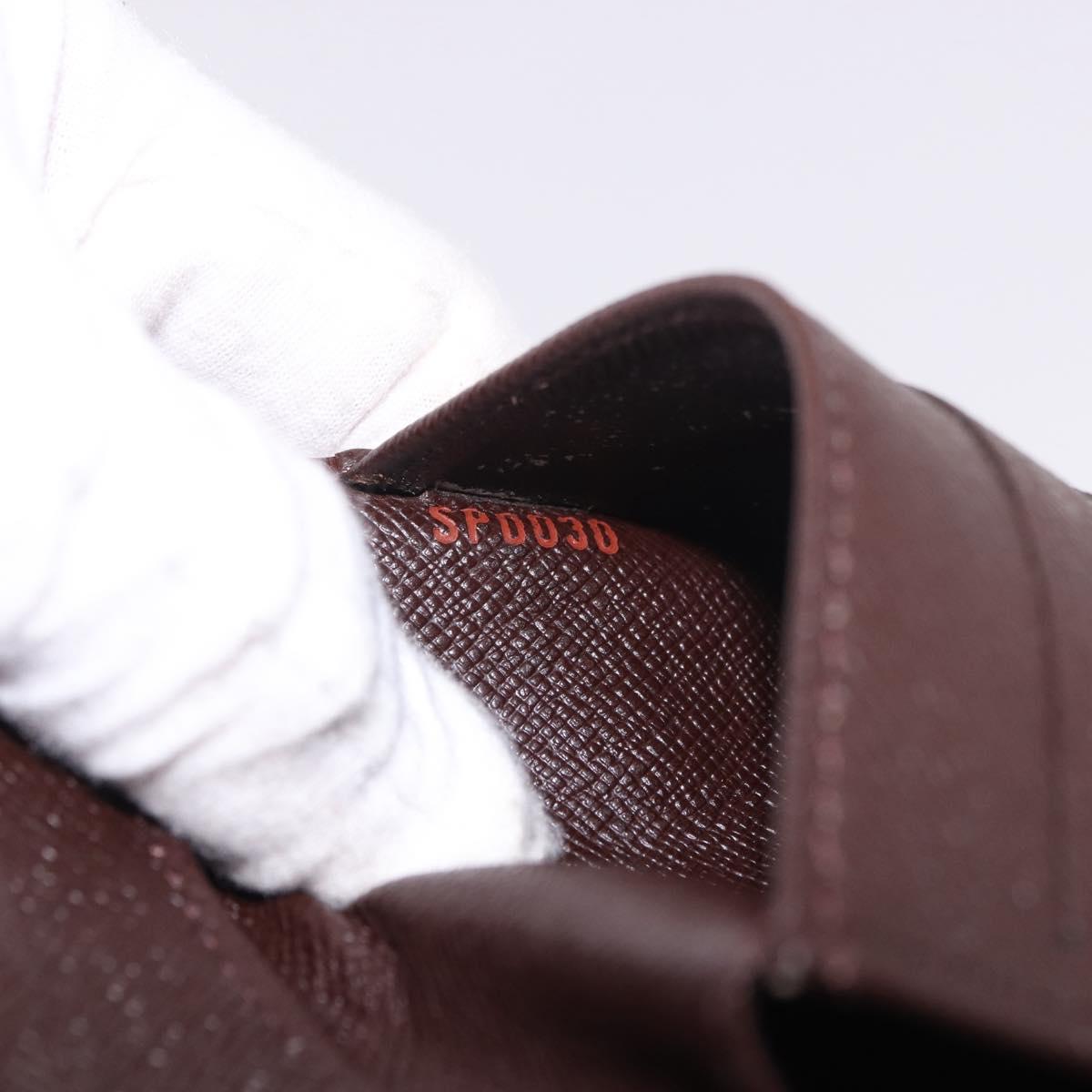 LOUIS VUITTON Damier Ebene Portefeuille Elise Wallet N61654 LV Auth am11731A