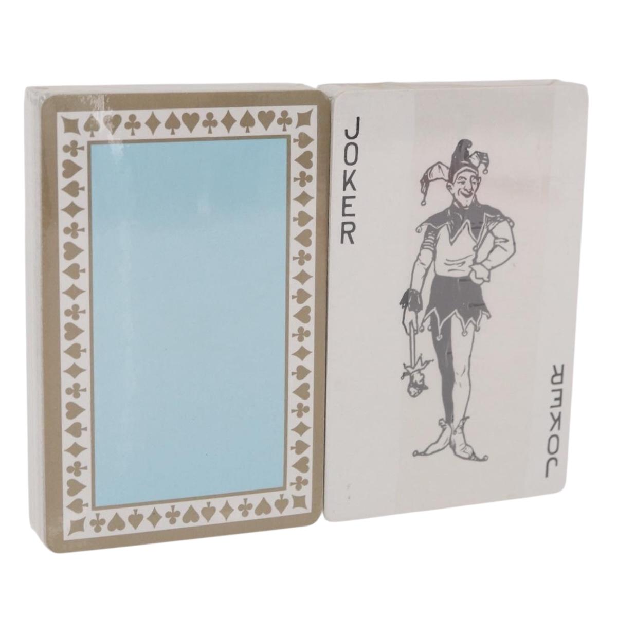 TIFFANY&Co. Playing Cards 2 Set Green Light Blue Auth am11746V