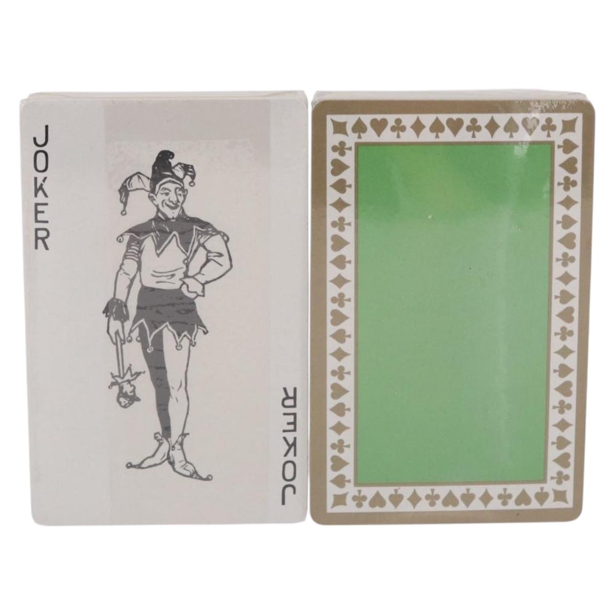 TIFFANY&Co. Playing Cards 2 Set Green Light Blue Auth am11746V