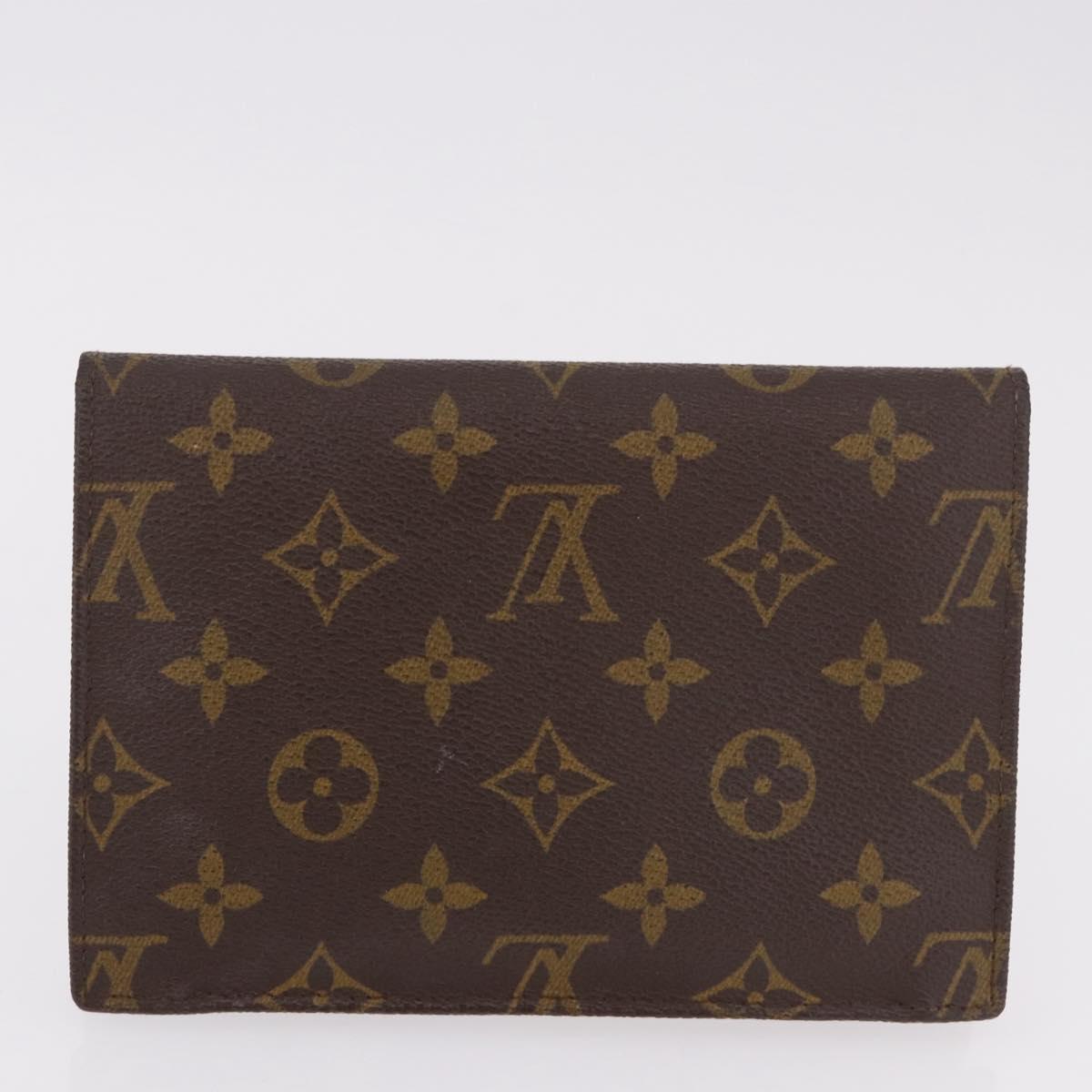 LOUIS VUITTON Monogram Pouch 2 Set LV Auth am11758