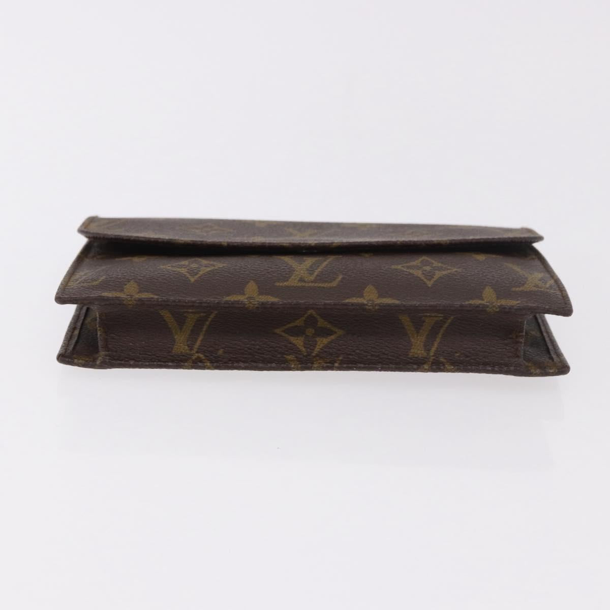 LOUIS VUITTON Monogram Pouch 2 Set LV Auth am11758