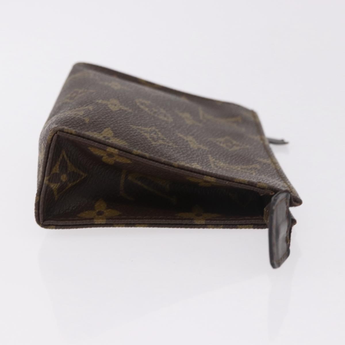 LOUIS VUITTON Monogram Pouch 2 Set LV Auth am11758
