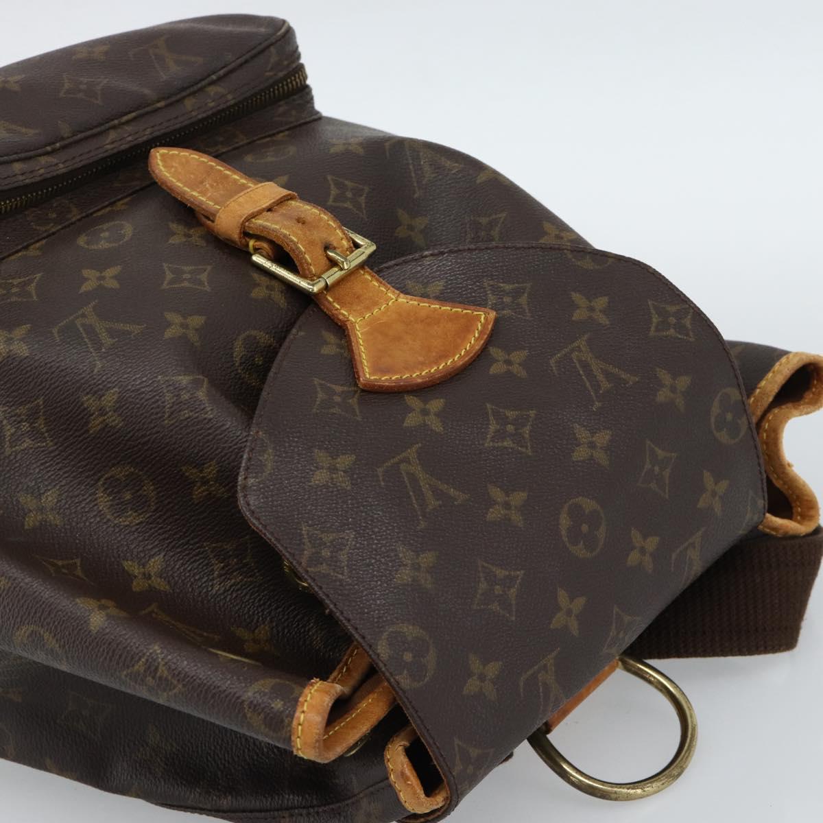 LOUIS VUITTON Monogram Montsouris GM Backpack M51135 LV Auth am11759