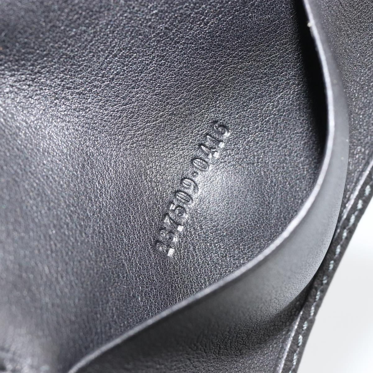 GUCCI Guccissima GG Canvas Key Case Leather Black 237509 Auth am11767V