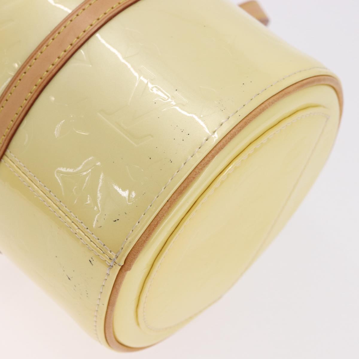 LOUIS VUITTON Monogram Vernis Bedford Hand Bag Perle M91006 LV Auth am11790V