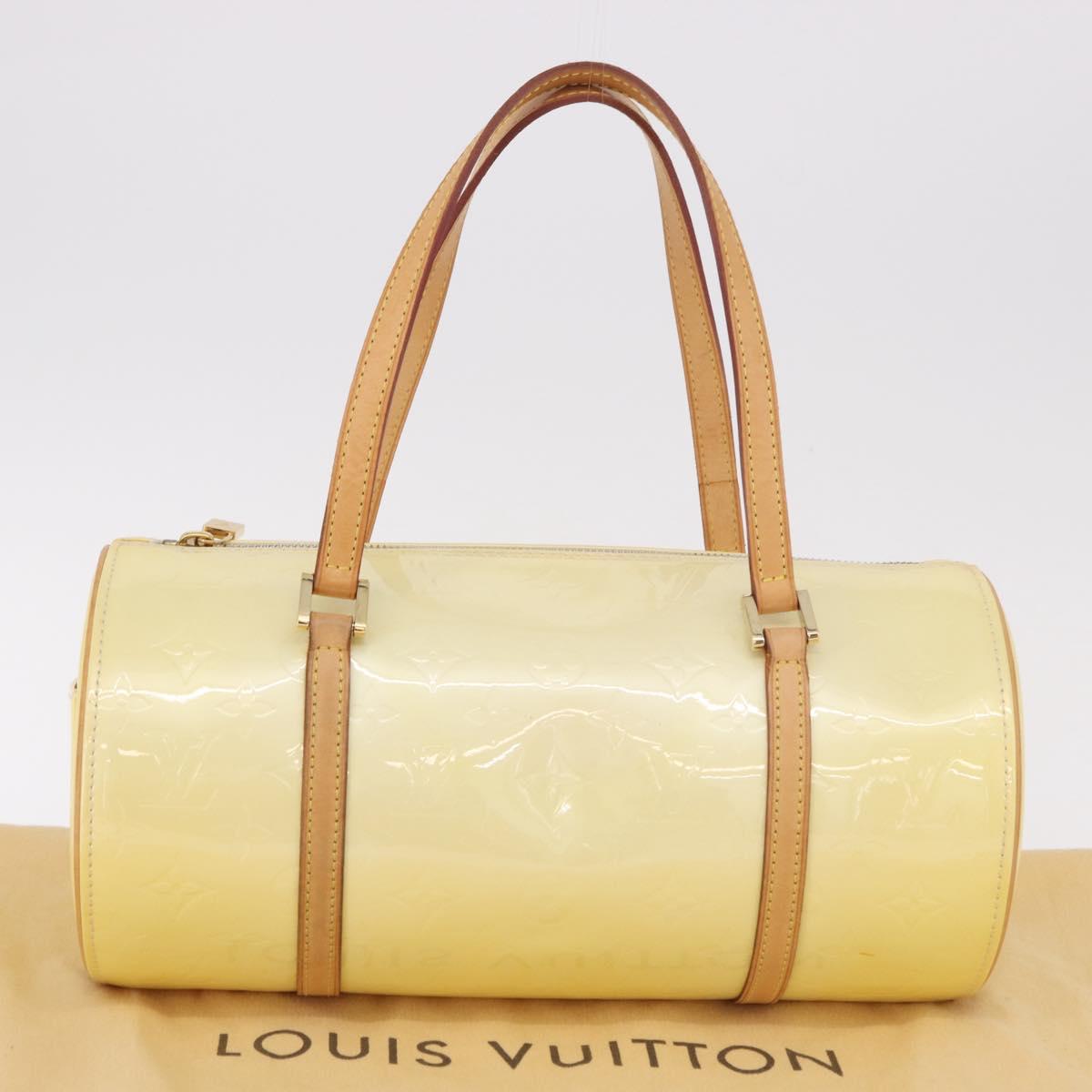 LOUIS VUITTON Monogram Vernis Bedford Hand Bag Perle M91006 LV Auth am11790V